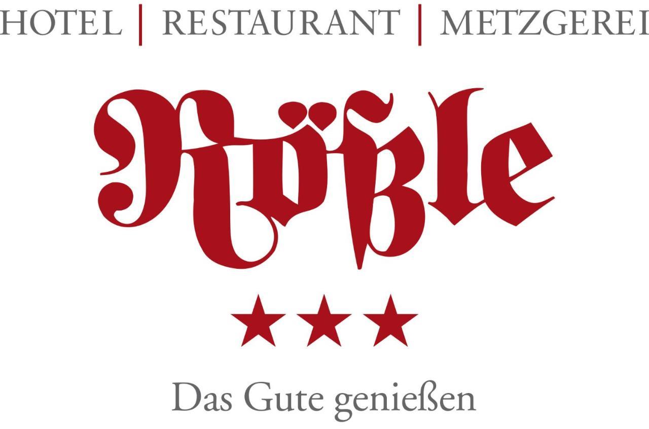 Hotel-Restaurant & Metzgerei Rossle Dettingen an der Erms Exterior photo